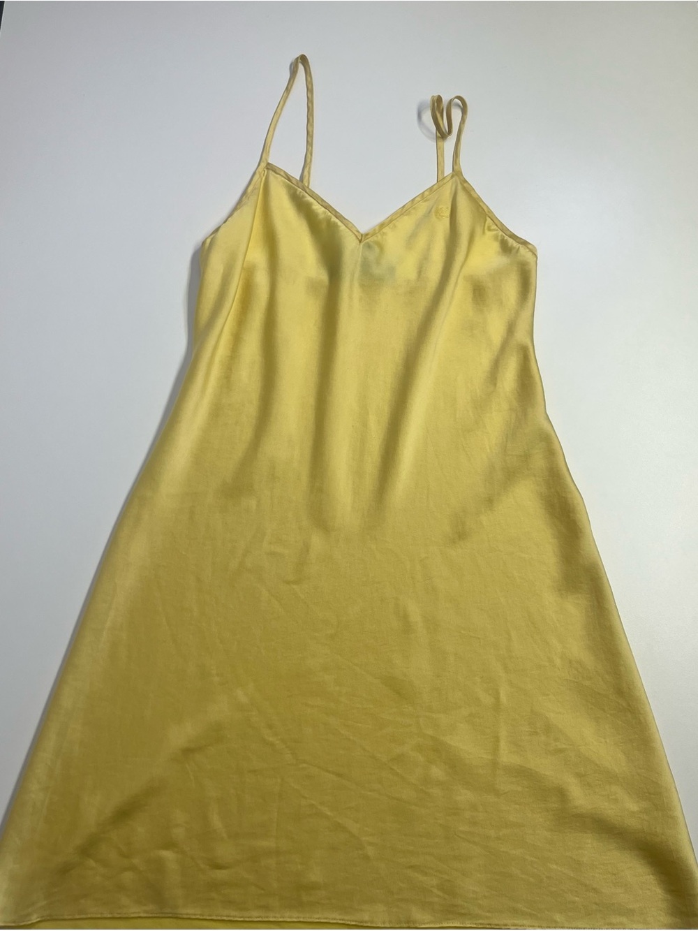 Ralph Lauren 100%Silk Yellow Slip Dress